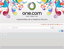 Tablet Screenshot of mypersonality.net